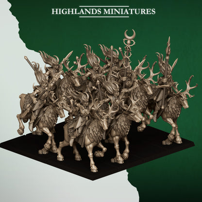 Highlands Miniatures Feral Elves - Moonlight Sisters