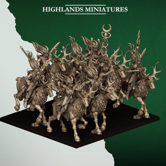 Highlands Miniatures Feral Elves - Moonlight Sisters