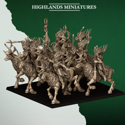 Highlands Miniatures Feral Elves - Moonlight Sisters