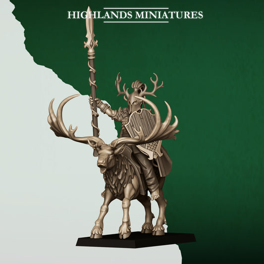 Highlands Miniatures Feral Elves - Elf Lord