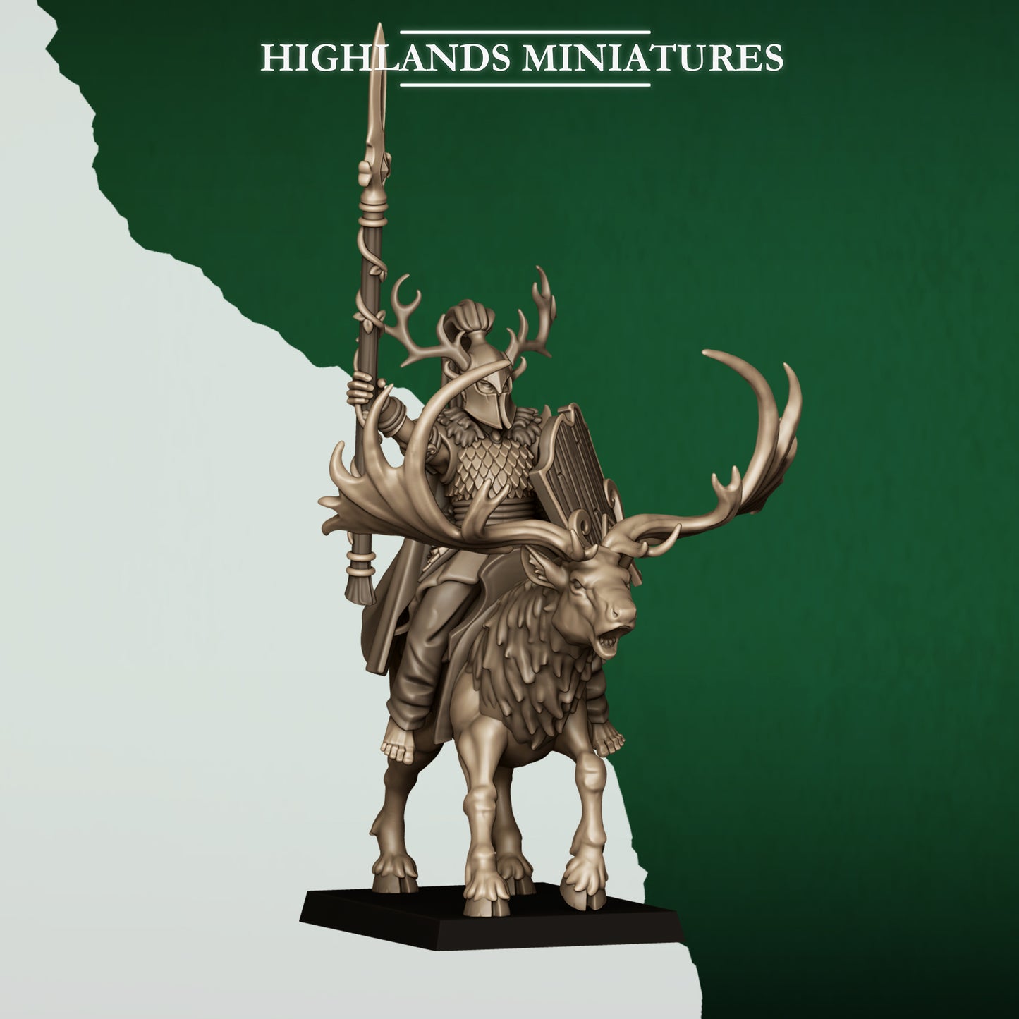 Highlands Miniatures Feral Elves - Elf Lord