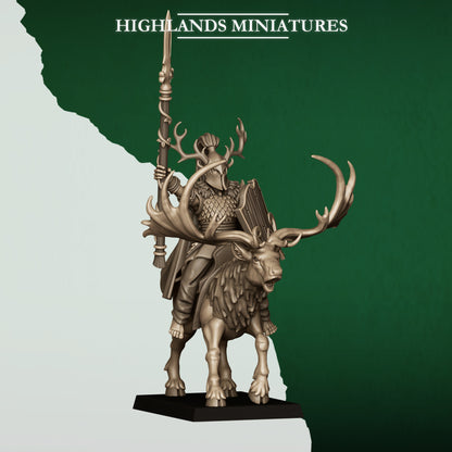 Highlands Miniatures Feral Elves - Elf Lord