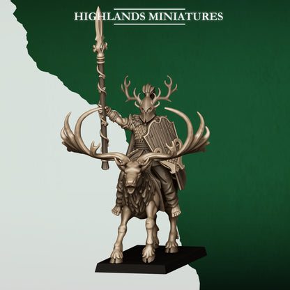 Highlands Miniatures Feral Elves - Elf Lord