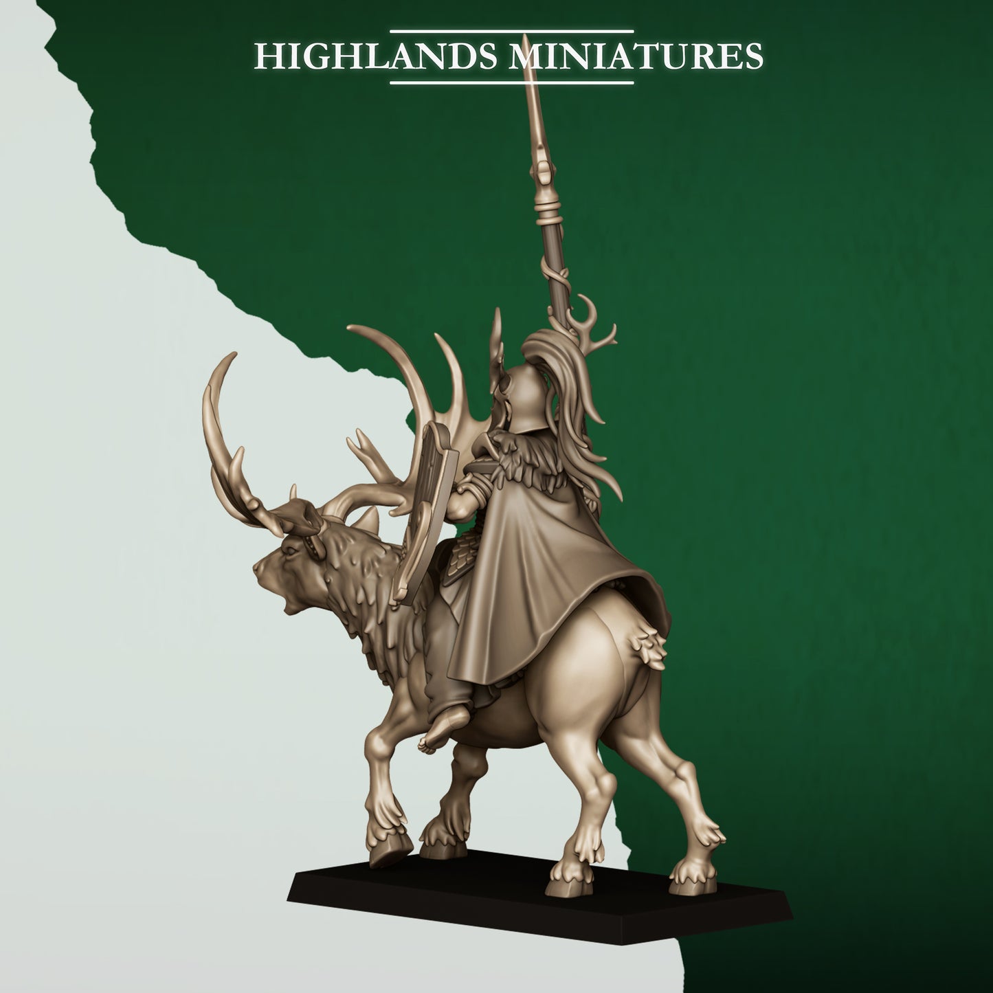 Highlands Miniatures Feral Elves - Elf Lord