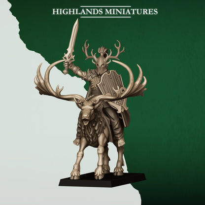 Highlands Miniatures Feral Elves - Elf Lord