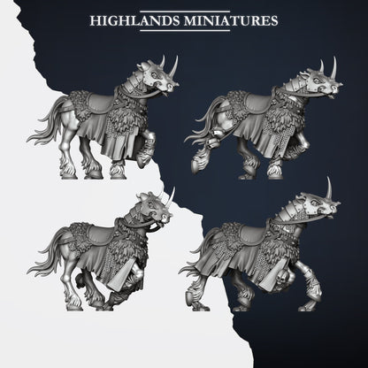 Highlands Miniatures - Mounted Norse Huscarl