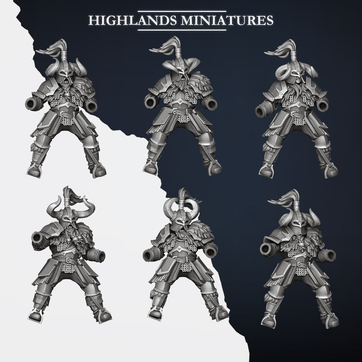 Highlands Miniatures - Mounted Norse Huscarl