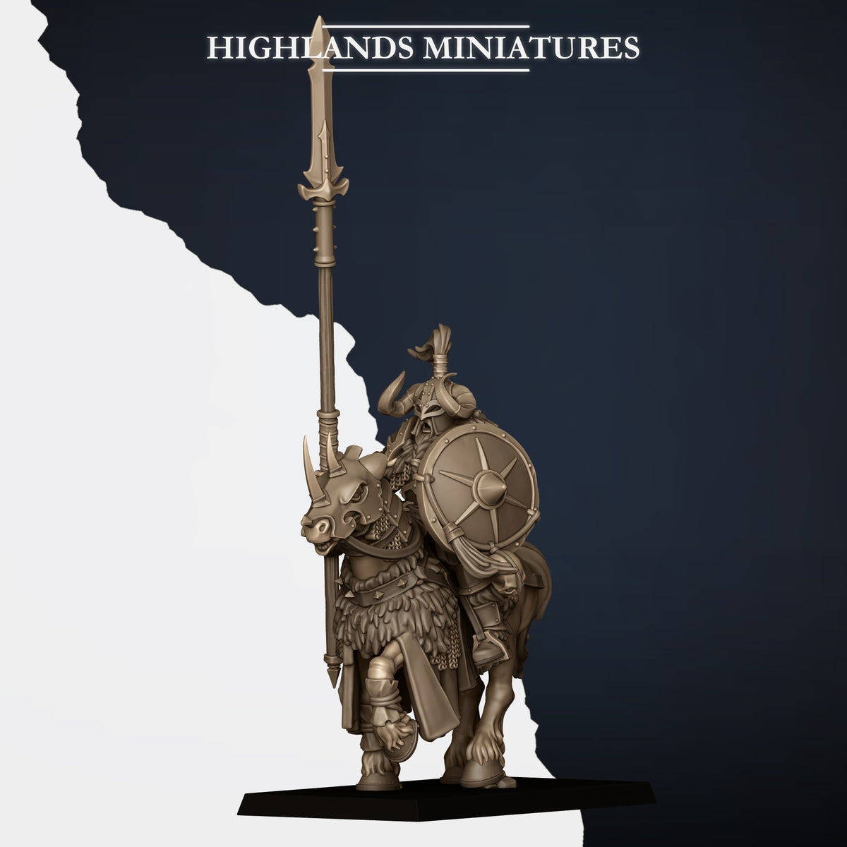 Highlands Miniatures - Mounted Norse Huscarl