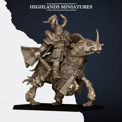 Highlands Miniatures - Mounted Norse Huscarl