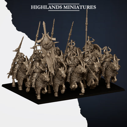 Highlands Miniatures - Mounted Norse Huscarl