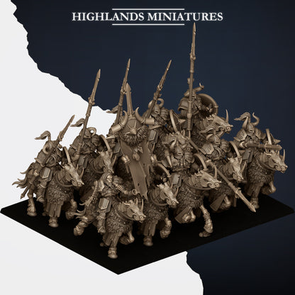 Highlands Miniatures - Mounted Norse Huscarl