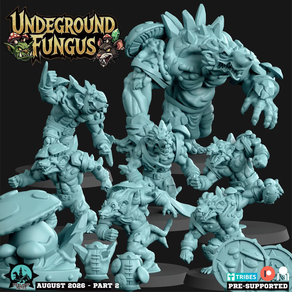 Realm of Paths Fantasy Football Underworld - 'Underground Fungus'