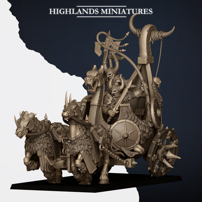 Highlands Miniatures - Norse Huscarl Chariot