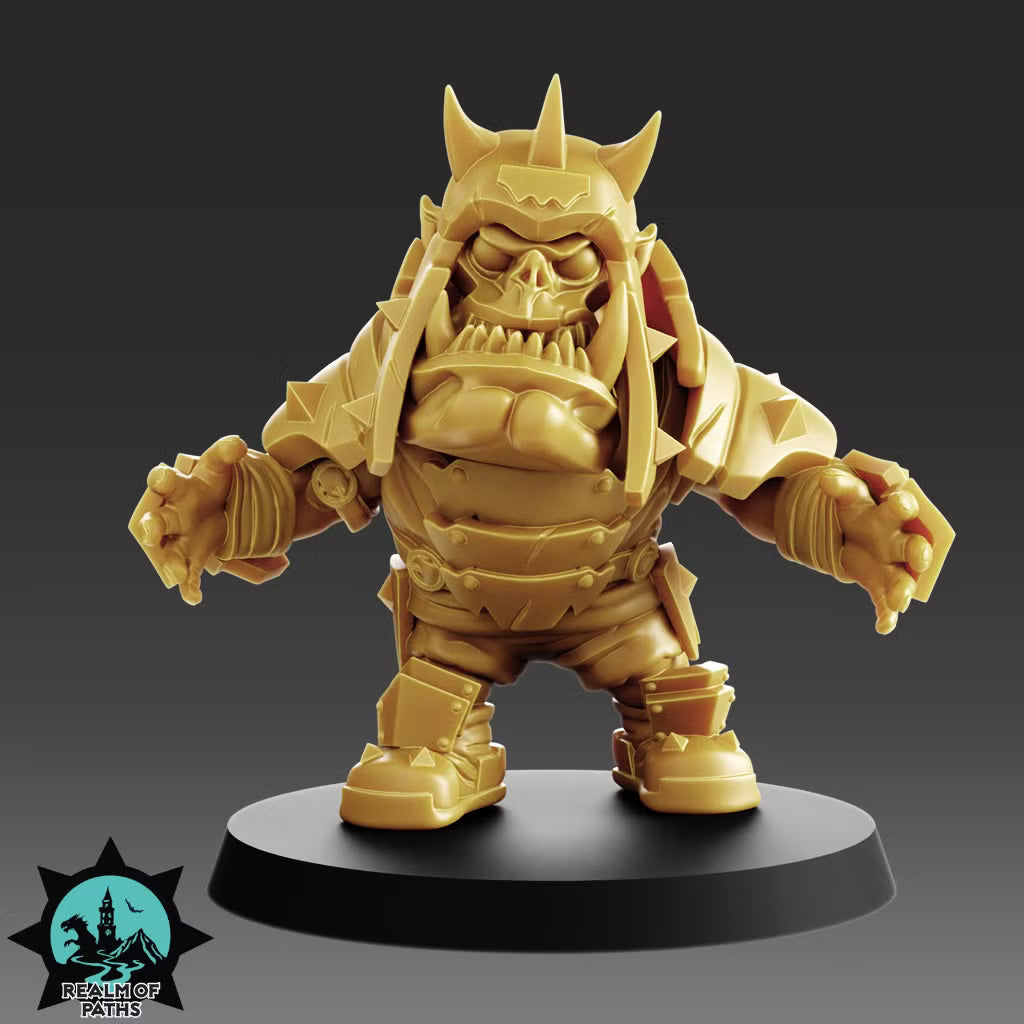 Realm of Paths Fantasy Football Chibi Orc - 'Iron Crusher'
