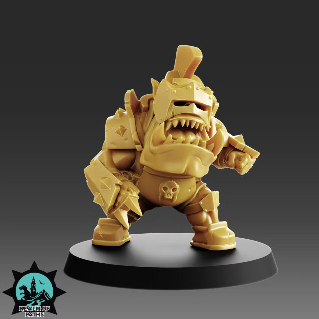 Realm of Paths Fantasy Football Chibi Orc - 'Iron Crusher'