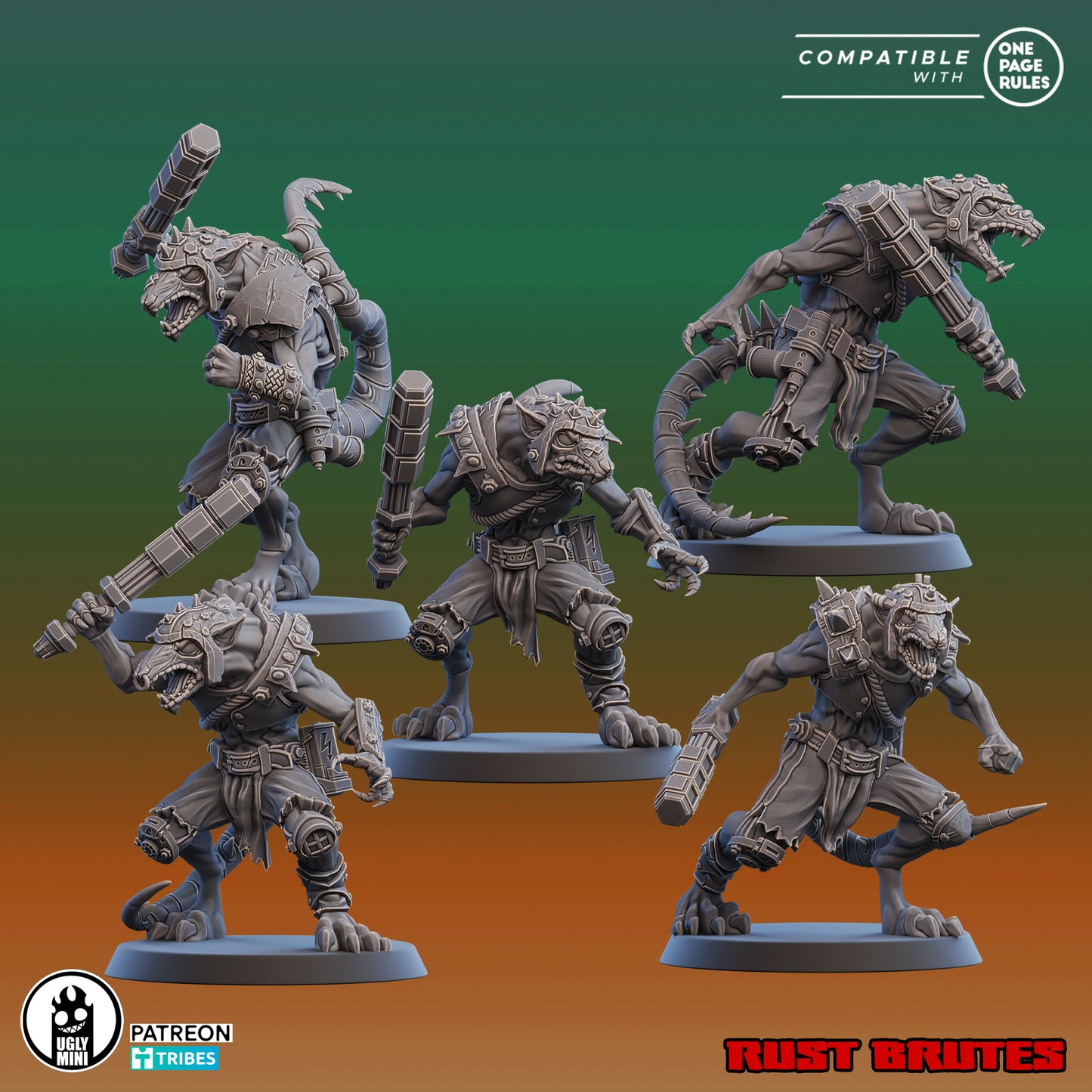 UGLY Miniatures Scrap Rats - Rust Brutes