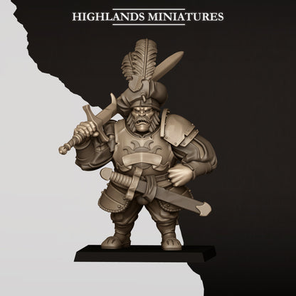 Highlands Miniatures Sunland Ogres with Zweihänder