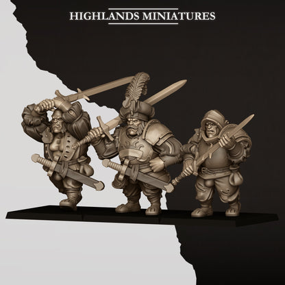 Highlands Miniatures Sunland Ogres with Zweihänder