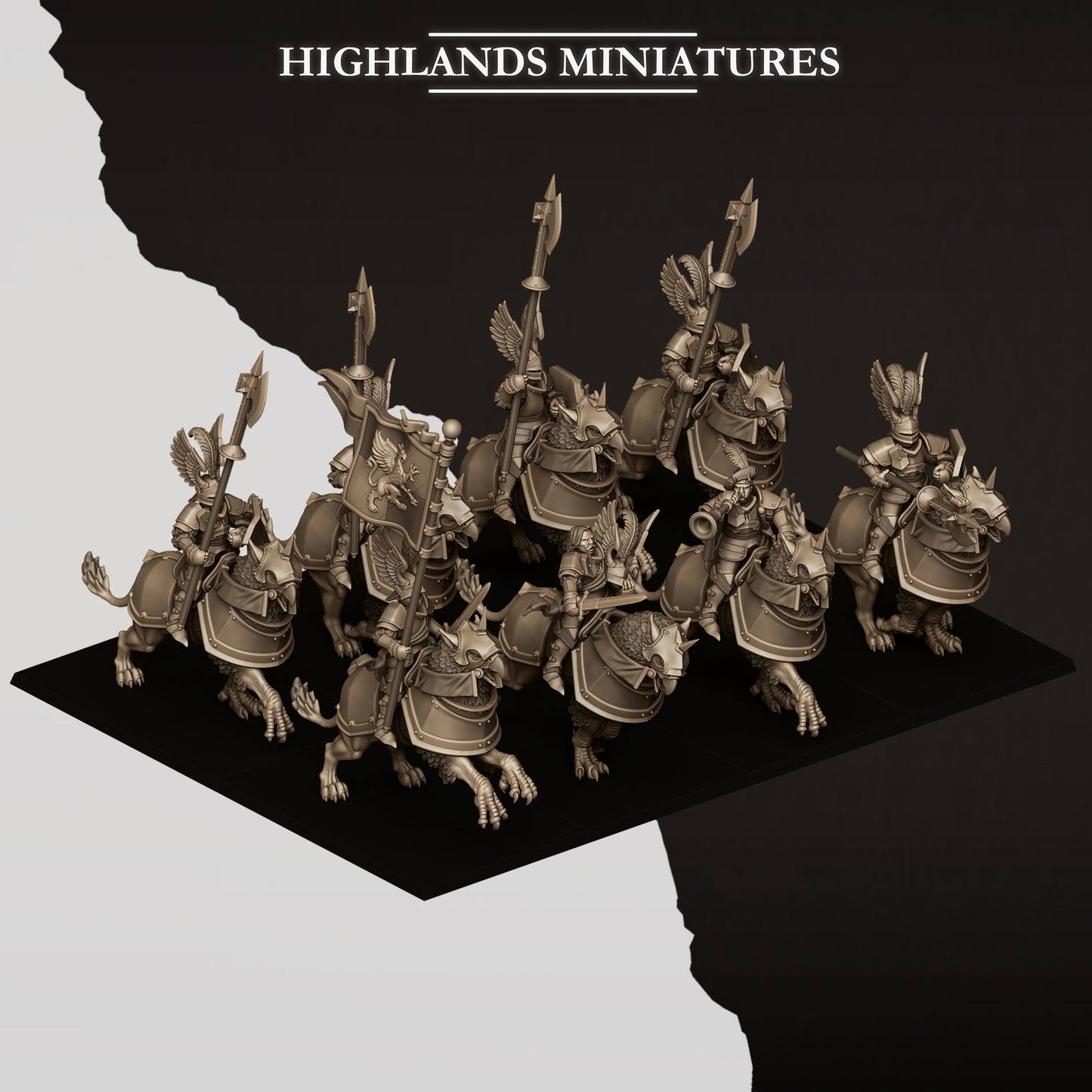 Highlands Miniatures - Sunland Wingless Gryphons