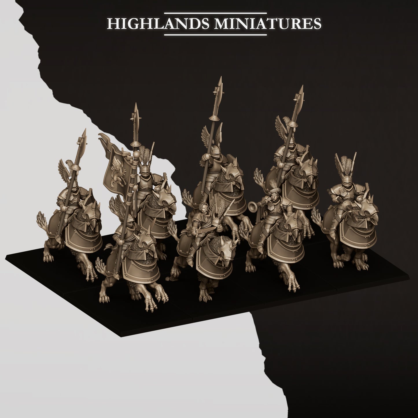 Highlands Miniatures - Sunland Wingless Gryphons