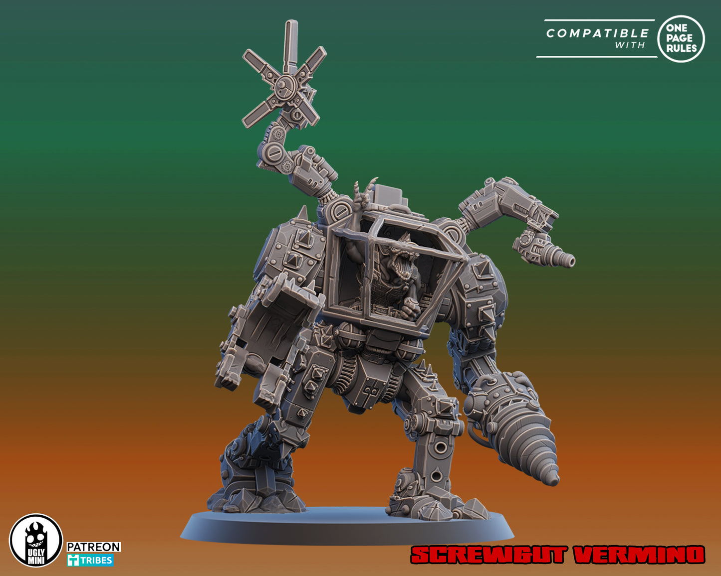 UGLY Miniatures Scrap Rats - Screwgut