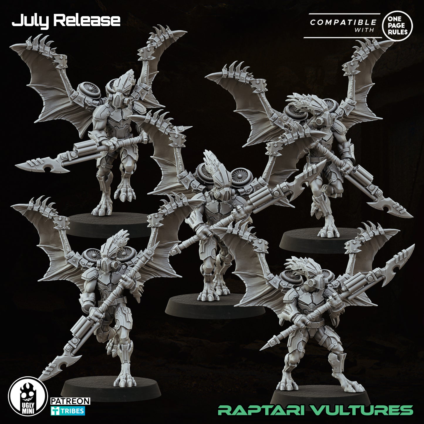 UGLY Miniatures Raptari Vultures