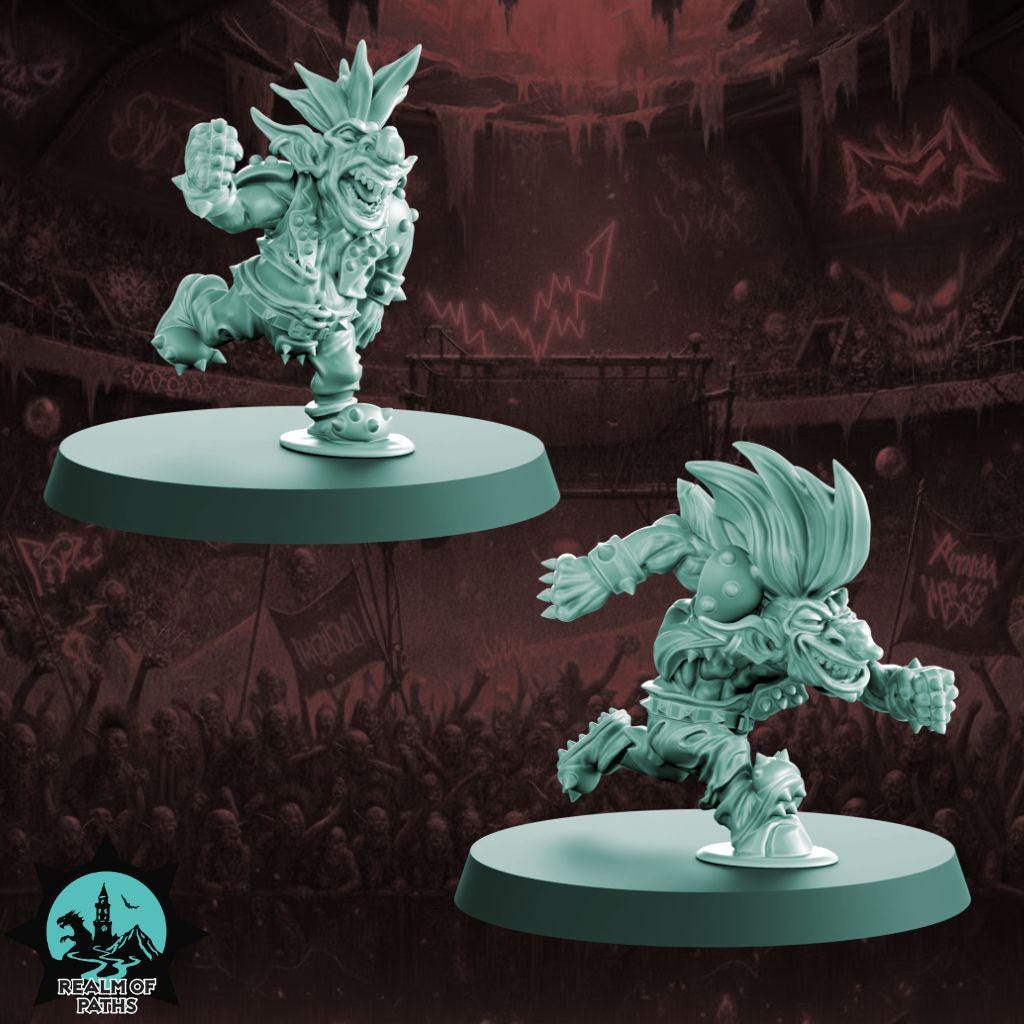 Realm of Paths Fantasy Football Goblins - 'The Spiky Punks'