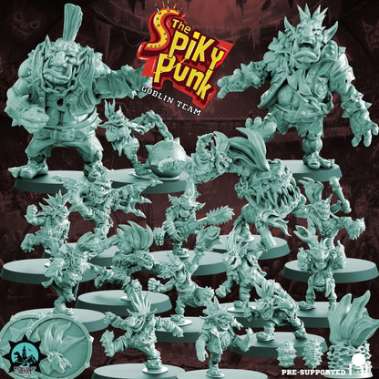 Realm of Paths Fantasy Football Goblins - 'The Spiky Punks'