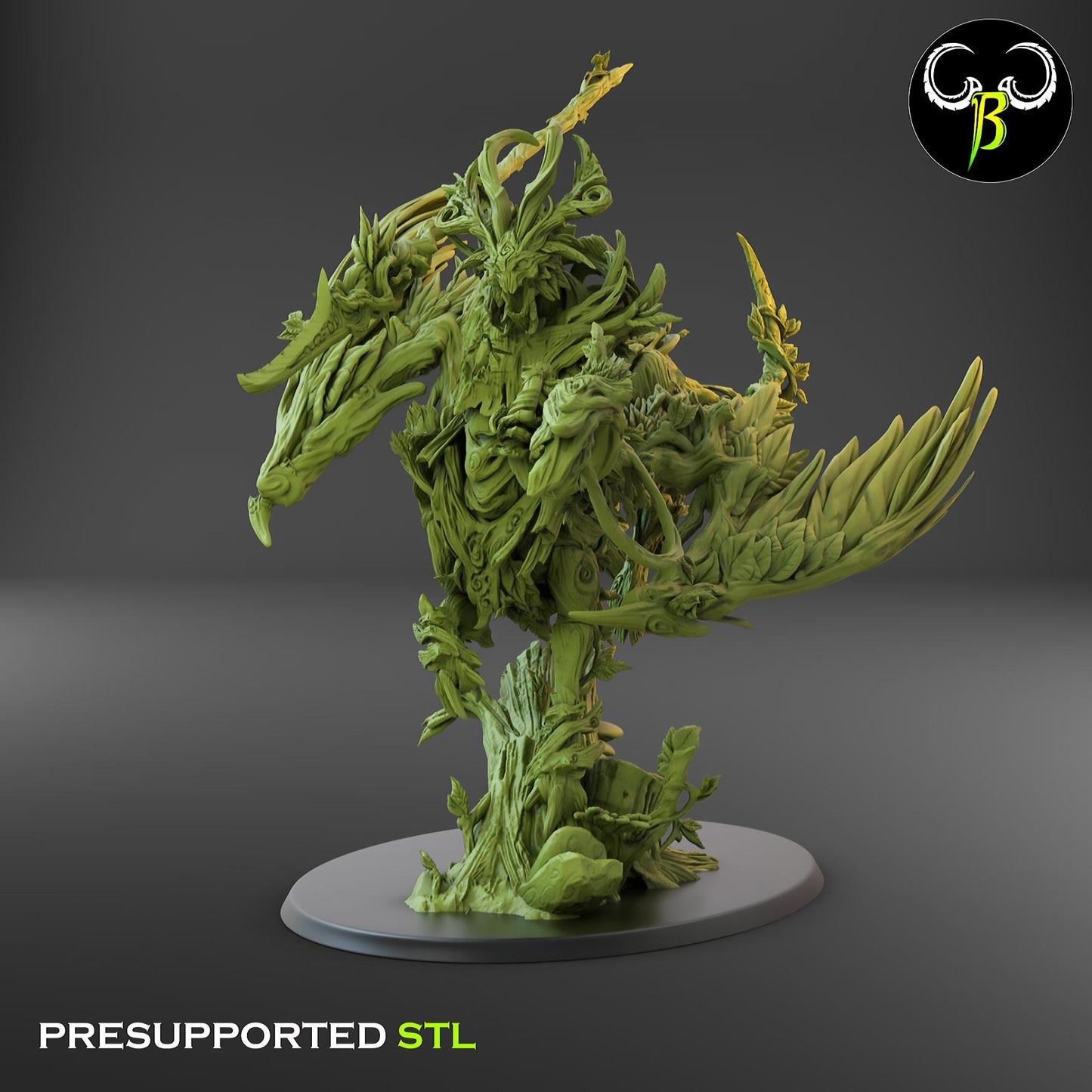 ClayBeastCreation - Grovelord Hunter