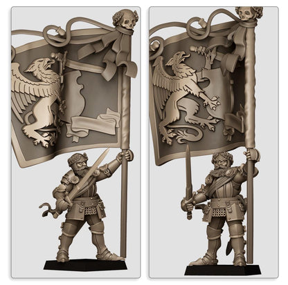 Highland Miniatures Sunland Battle Standard Bearer