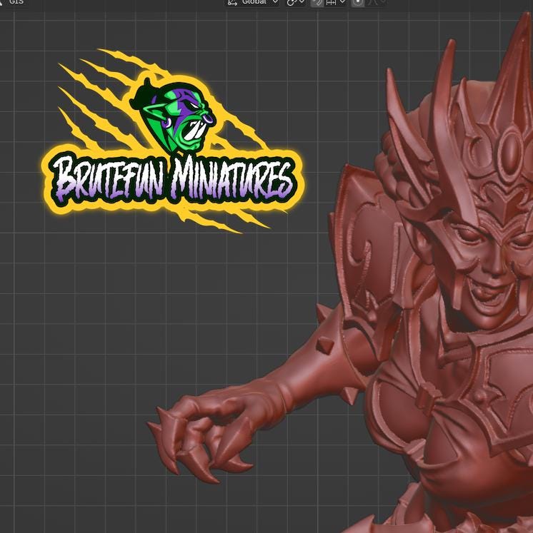 Brutefun Fantasy Football - Evil Elven Witch