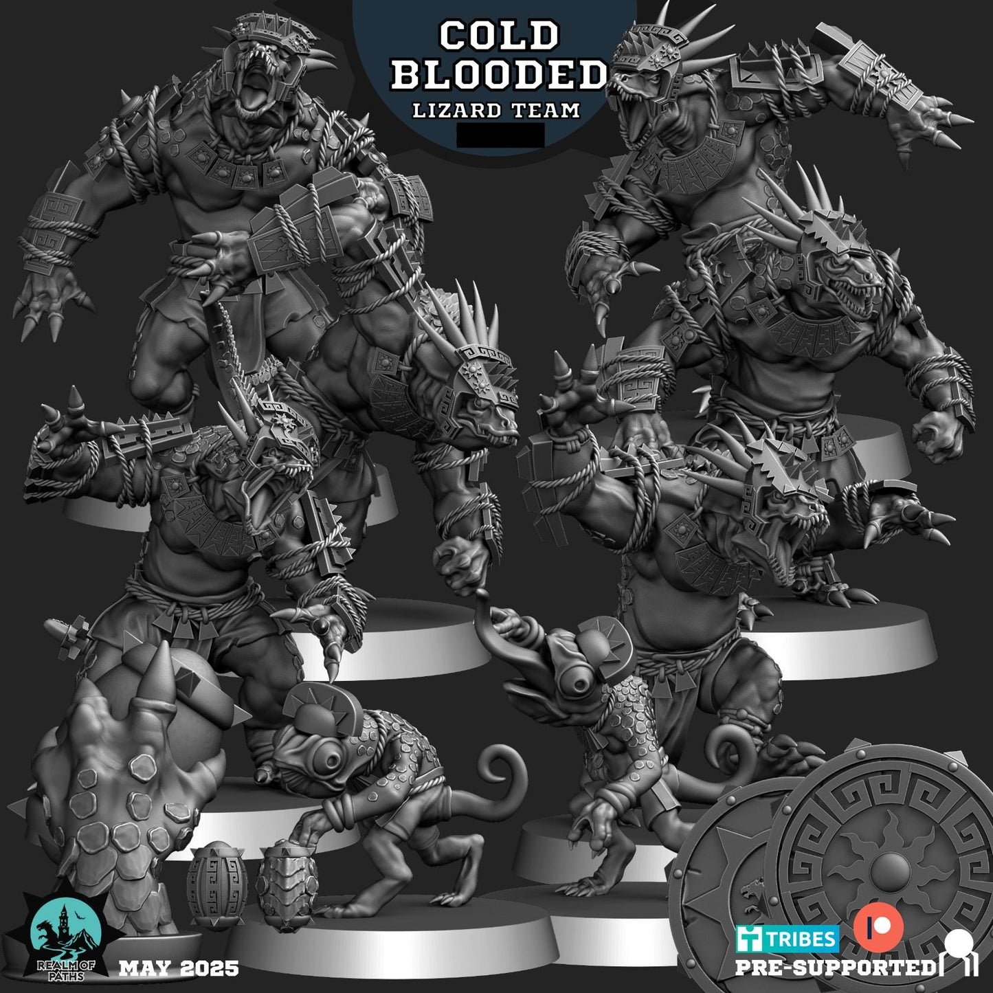 Realm of Paths Fantasy Football Lizardmen - 'Cold Blooded'