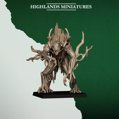 Highlands Miniatures Feral Elves - Golems