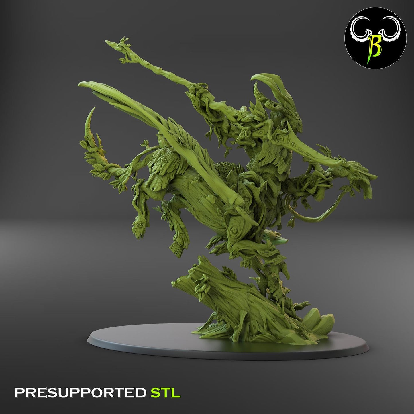 ClayBeastCreation - Grovelord Hunter