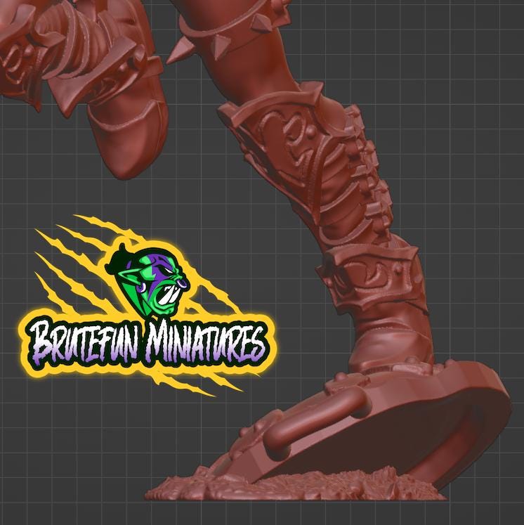 Brutefun Fantasy Football - Evil Elven Witch