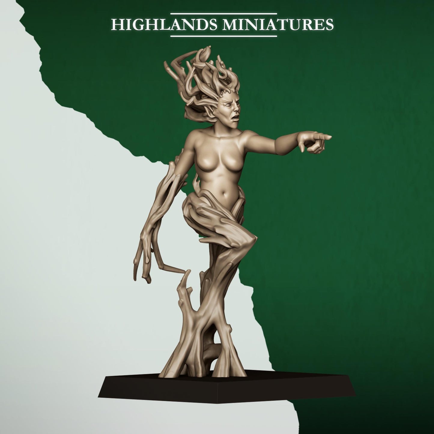 Highland Miniatures Feral Elves - Dryads