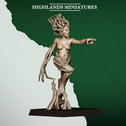 Highland Miniatures Feral Elves - Dryads