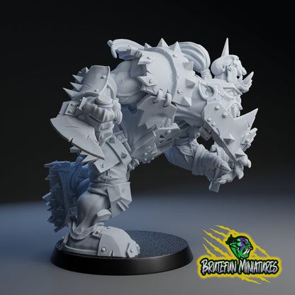 Brutefun Fantasy Football Orc Star Player Blitzer