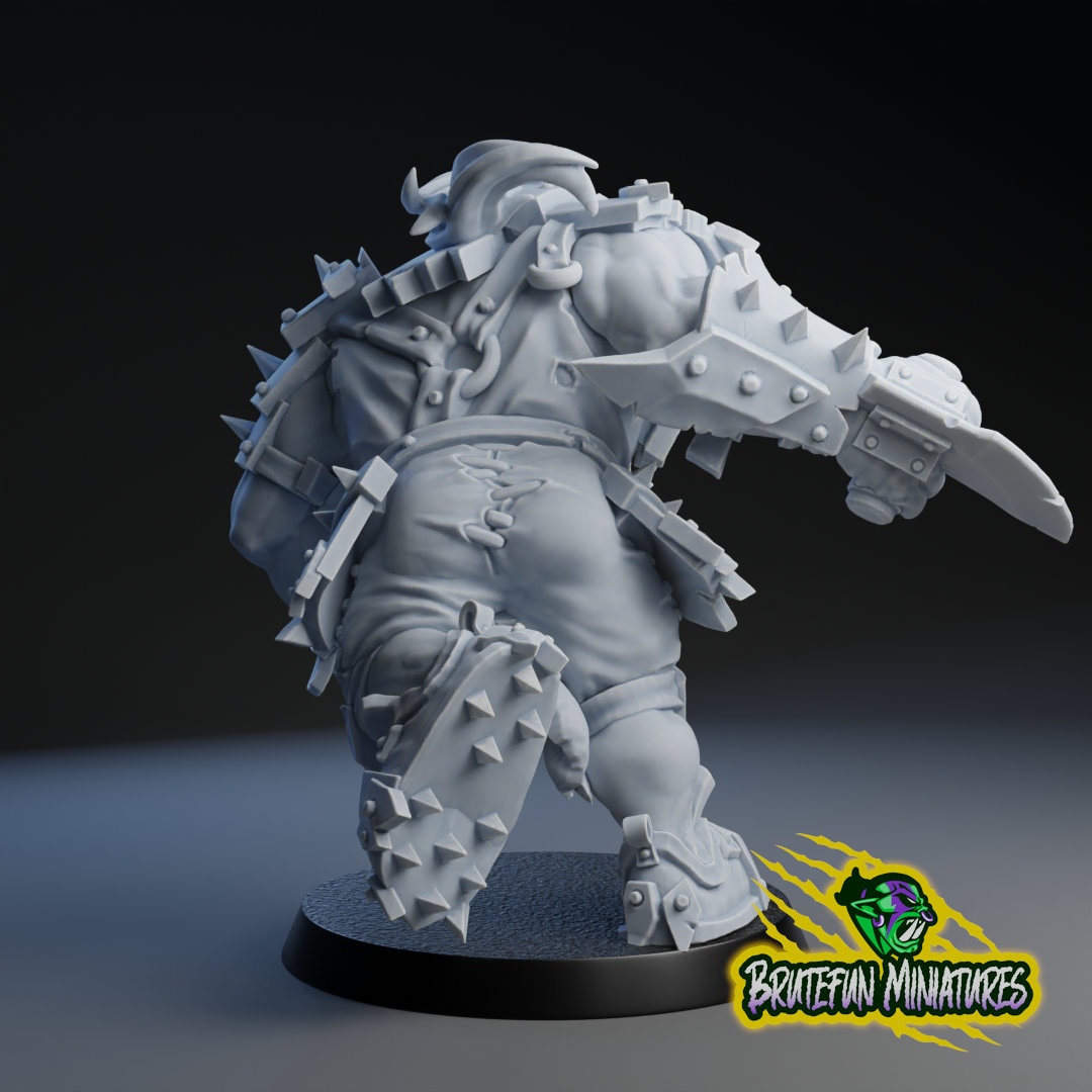 Brutefun Fantasy Football Orc Star Player Blitzer