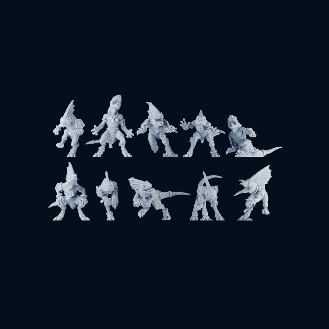 Brutefun Fantasy Football Lizardmen Team + Stars!