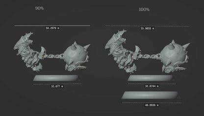 Brutefun Fantasy Football Goblin Ball and Chain Fanatic