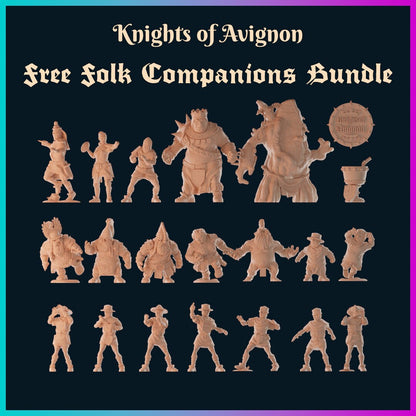 KoolKiwi "Knights of Avignon" Fantasy Football Team - Free Folk Companions - Allied Auld World