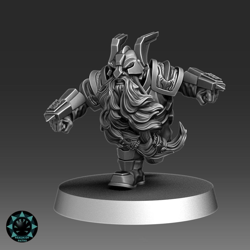 Realm of Paths Fantasy Football Dwarf Team - 'Iron Bolt'