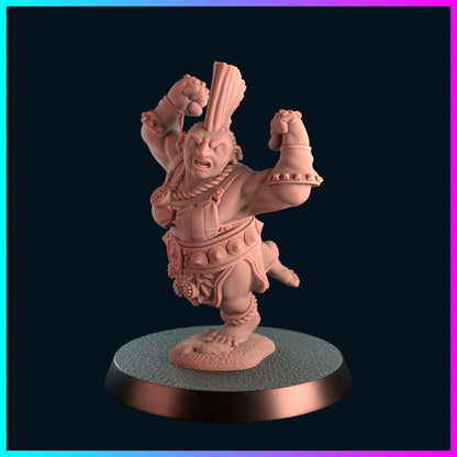 KoolKiwi Dwarf Fantasy Football Dwarf team - 'Boudiccas Bashers'