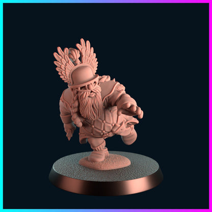 KoolKiwi Dwarf Fantasy Football Dwarf team - 'Boudiccas Bashers'