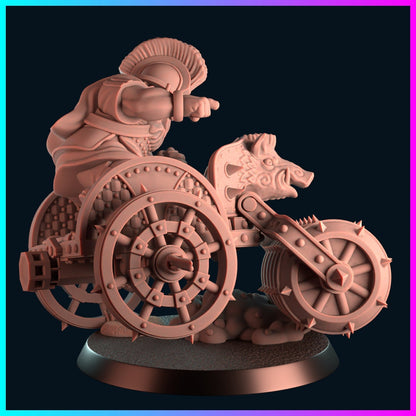 KoolKiwi Dwarf Fantasy Football Chariot Roller