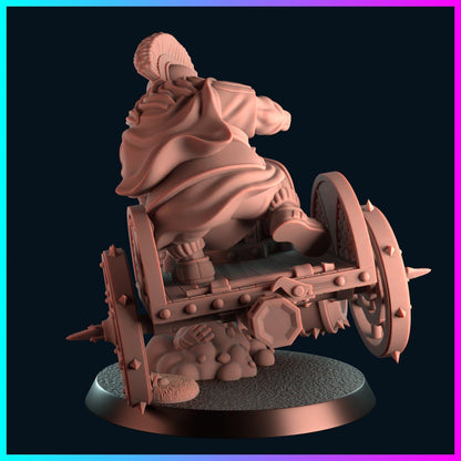 KoolKiwi Dwarf Fantasy Football Chariot Roller