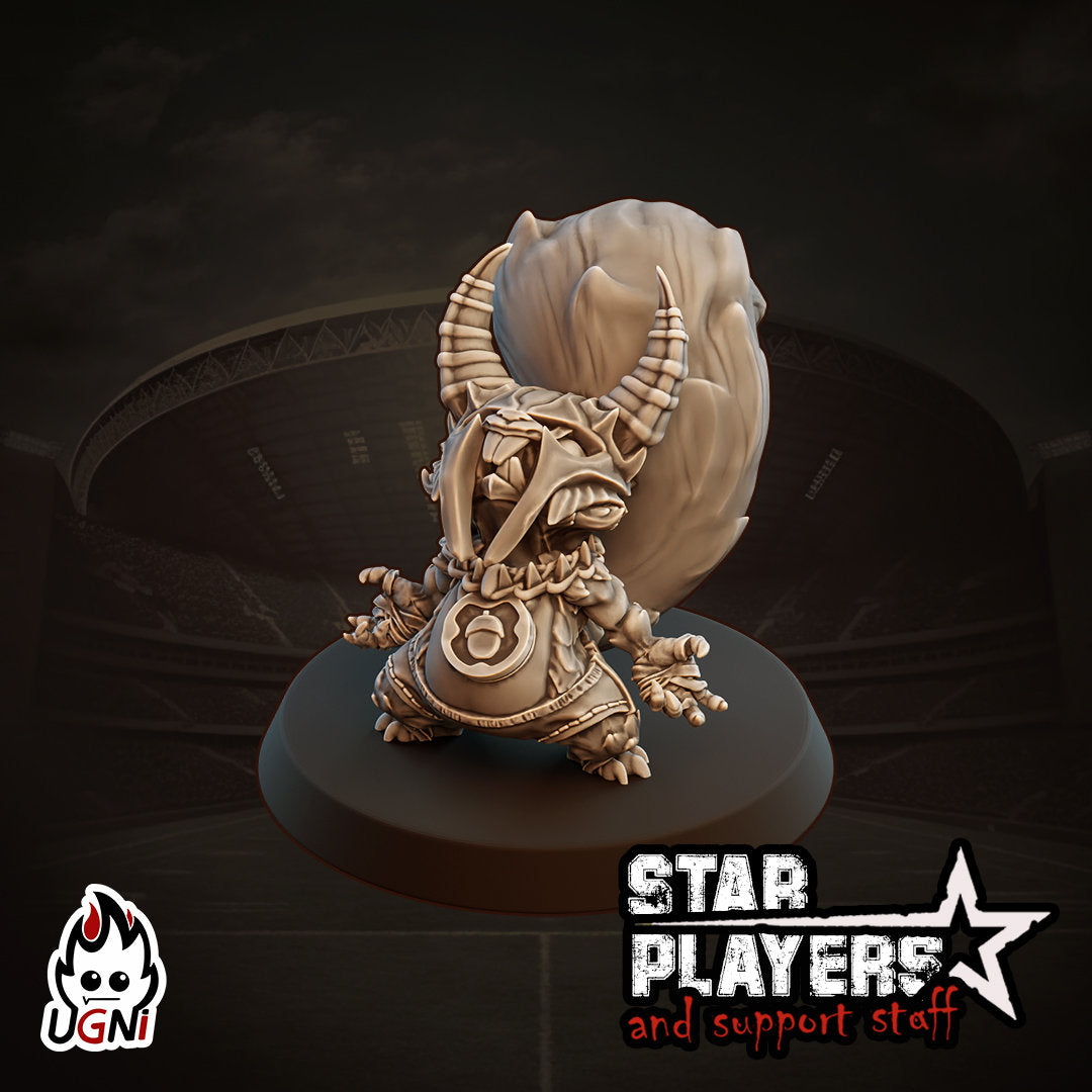 UGNI Fantasy Football Squirrel Star Player "Squirrel Bourne"