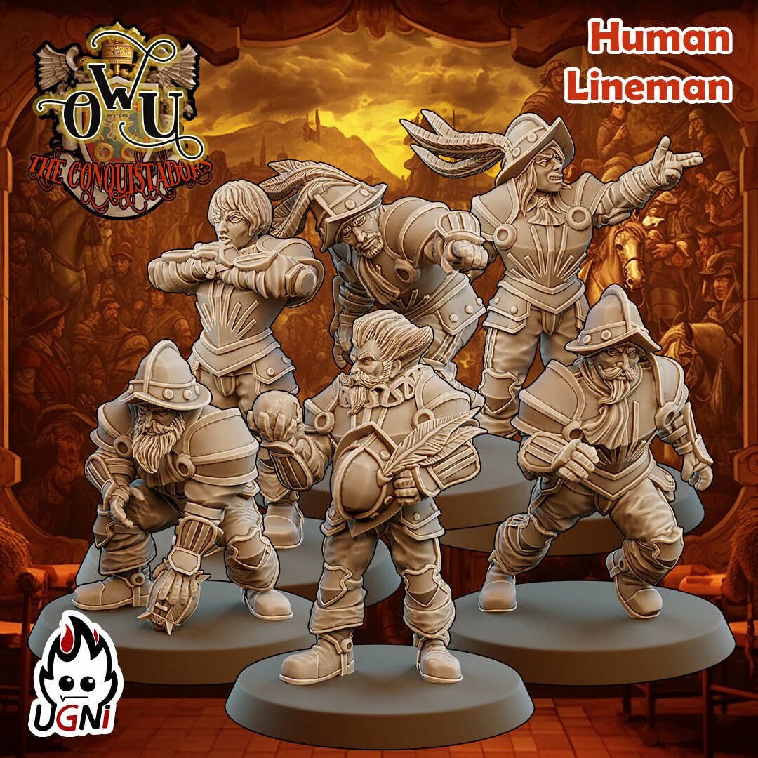 UGNI Old World Union Fantasy Football Team in Conquistador style