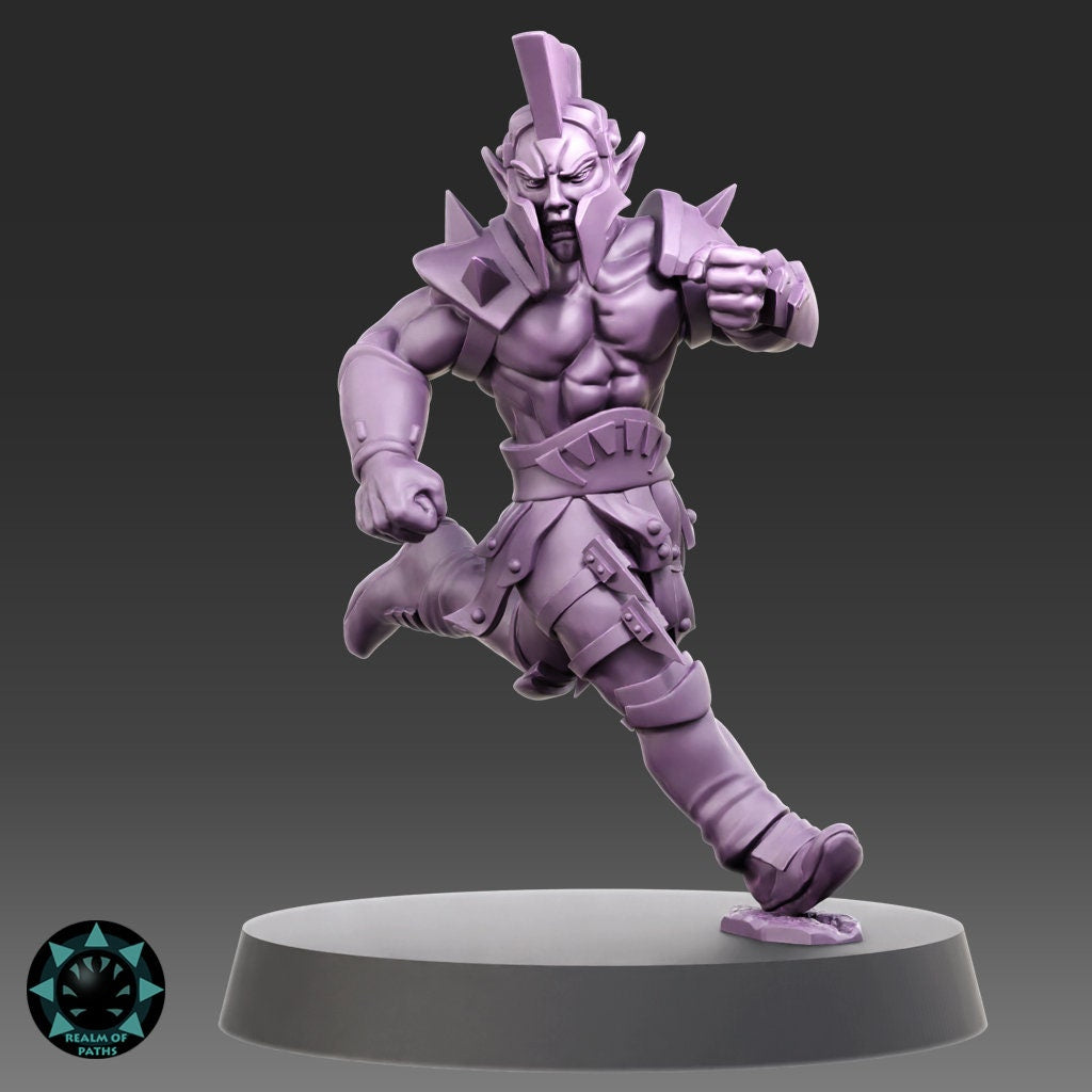 Realm of Paths Fantasy Football Evil Elf Team - 'Tormented Spartans'